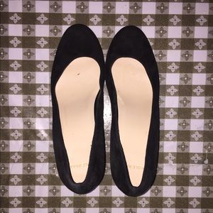Cole Haan size 7B Black suede wedges